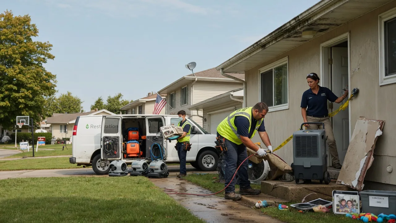 Water Damage Restoration in Fishers Landing, NY near me